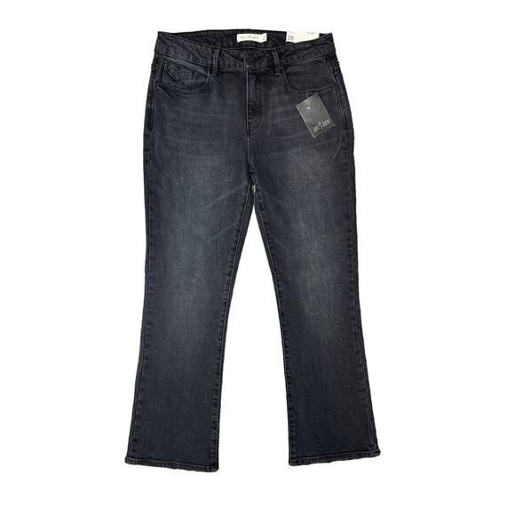 New Anthropologie Unpublished Margaux Cropped Demi Flare in Coal size 28 - Picture 8 of 12